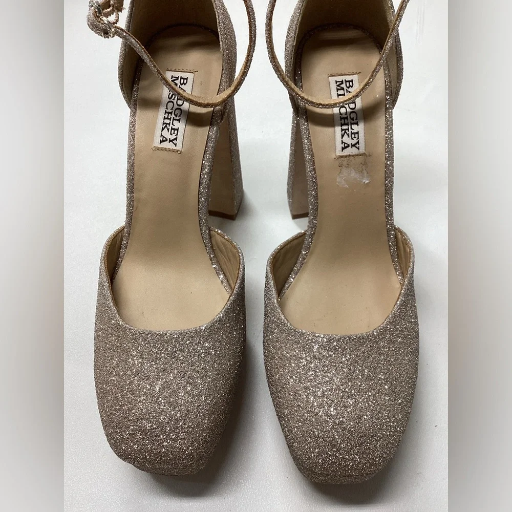 Badgley Mischka Jayda Ankle Strap Platform Pumps - Picture 4 of 15